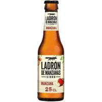 Cider LADRÓN DE MANZANAS, botellín 25 cl