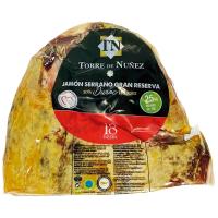 1/2 Centro jamón s/ piel TORRES NUÑEZ, al corte, compra mínima 100 g