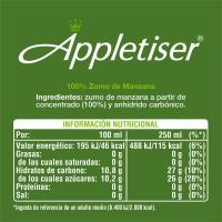 Refresco de zumo de manzana APPLETISER, lata 25 cl