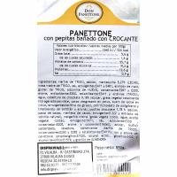 Panettone cubierto de chocolate, 550 g