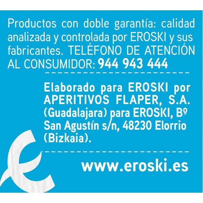 Mix potasio sin sal añadida EROSKI, bolsa 75 g