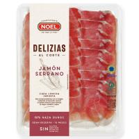 Delizias de jamón serrano sin aditivos NOEL, bandeja 100 g