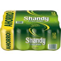Cerveza limón SHANDY, pack 12x33 cl Cerveza limón SHANDY, pack 12x33 cl