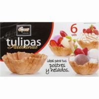 Tulipas artesanas DICAR, 6 uds., caja 75 g