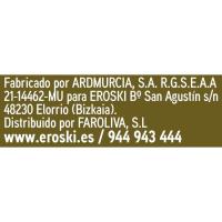 Aceitunas verdes en rodajas EROSKI, frasco 85 g