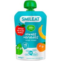 Bolsita de fruta variada ecológica SMILEAT, bolsa 100 g