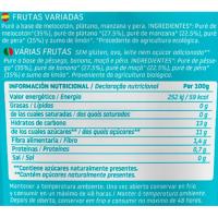 Bolsita de fruta variada ecológica SMILEAT, bolsa 100 g