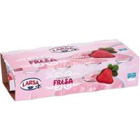 Yogur sabor fresa LARSA, pack 8x125 g