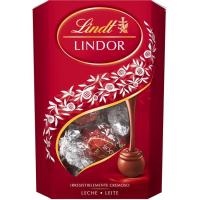 Bombón de leche LINDT Cornet Lindor, caja 337 g Bombón de leche LINDT Cornet Lindor, caja 337 g