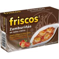Zamburiñas en salsa vieira FRISCOS, lata 111 g