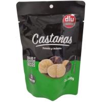 Castañas peladas-asadas DLV, bolsa 100 g