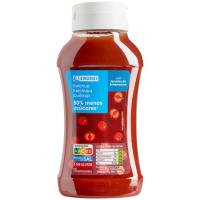 Ketchup menos azúcares EROSKI, bote 530 g