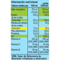 Bebida multifrutas sin azúcar añadido EROSKI, pack 6x20 cl