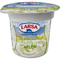 Yogur desnatado con melón LARSA, tarrina 125 g