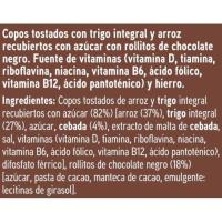 Copos integrales de chocolate EROSKI, caja 300 g