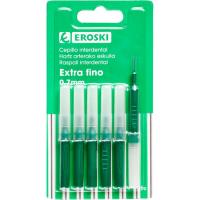 Cepillo intredental extrafino EROSKI, pack 6 uds