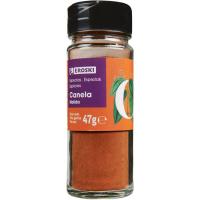 Canela molida para sazonar EROSKI, frasco 47 g