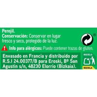 Perejil para sazonar EROSKI, frasco 6 g