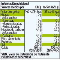 Yogur desnatado sabor fresa EROSKI basic, pack 4x125 g