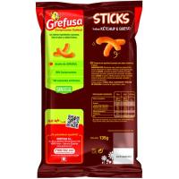 Sticks de queso y kétchup GREFUSA, bolsa 135 g