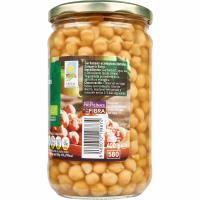 Garbanzo cocido EROSKI BIO, frasco 400 g