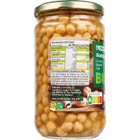 Garbanzo cocido EROSKI BIO, frasco 400 g