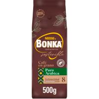 Café en grano puro arábica BONKA, paquete 500 g