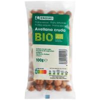 Avellana cruda EROSKI BIO, bolsa 100 g