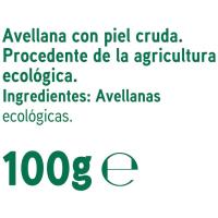 Avellana cruda EROSKI BIO, bolsa 100 g