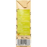 Vino de mesa blanco mini brick EROSKI, pack 3x187 ml