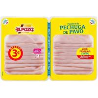 Pechuga de pavo ELPOZO, pack 2x150 g