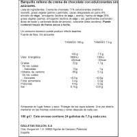 Galleta Wafer chocolate sin azúcares ZERO, paquete 180 g