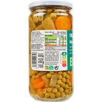 Mezcla de verduras EROSKI BIO, frasco 400 g