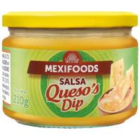 Salsa de queso MEXIFOODS, frasco 210 g