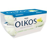 Griego sabor lima-limón OIKOS, pack 4x110 g