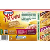 Panninis de jamón-queso DR. OETKER, pack 2x125 g