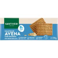Galletas de salvado de avena SANTIVERI, paquete 270 g