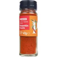 Pimentón picante EROSKI, frasco 47 g