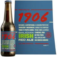 Cerveza 1906 Galician Irish ESTRELLA GALICIA, pack 6x33 cl