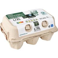 Huevo fresco suelo L/XL Galicia EROSKI, cartón 6 uds