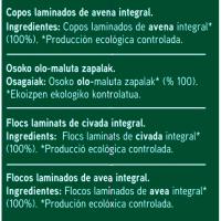 Copos de avena integrales EROSKI BIO, paquete 500 g