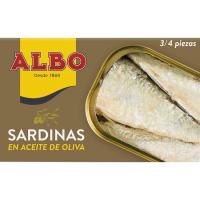 Sardina en aceite de oliva ALBO, lata 120 g Sardina en aceite de oliva ALBO, lata 120 g