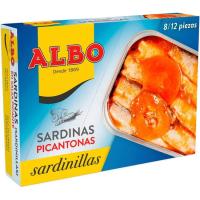 Sardinilla en salsa picantona ALBO, lata 107 g Sardinilla en salsa picantona ALBO, lata 107 g
