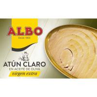 Atún claro en aceite oliva virgen ALBO, lata 120 g