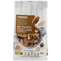 Mix premium de frutos secos tostados EROSKI, bolsa 150 g