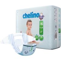 Pañal chelino love 17-28 kg Talla 6 CHELINO, paquete 27 uds