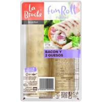 Funroll bacon dos quesos LA BROCHE, bandeja 275 g