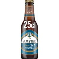 Cerveza 0,0 tostada AMSTEL ORO, botellín 25 cl