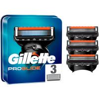 Cargador de afeitar GILLETTE FUSION PROGLIDE POWER, pack 3 uds