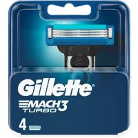 Cargador de afeitar GILLETTE Mach3 Turbo, pack 4 uds